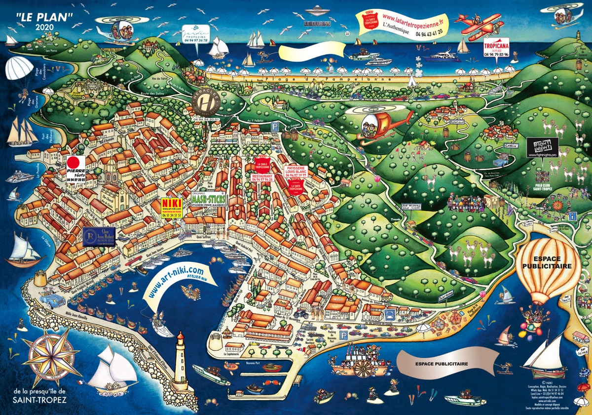 Saint Tropez Map
