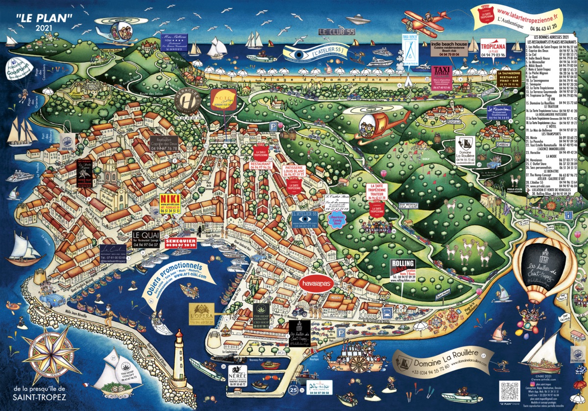 PLAN Saint-Tropez MAP 21